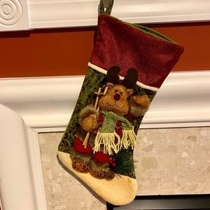[Christmas] Vintage Christmas Stocking w/ Reindeer